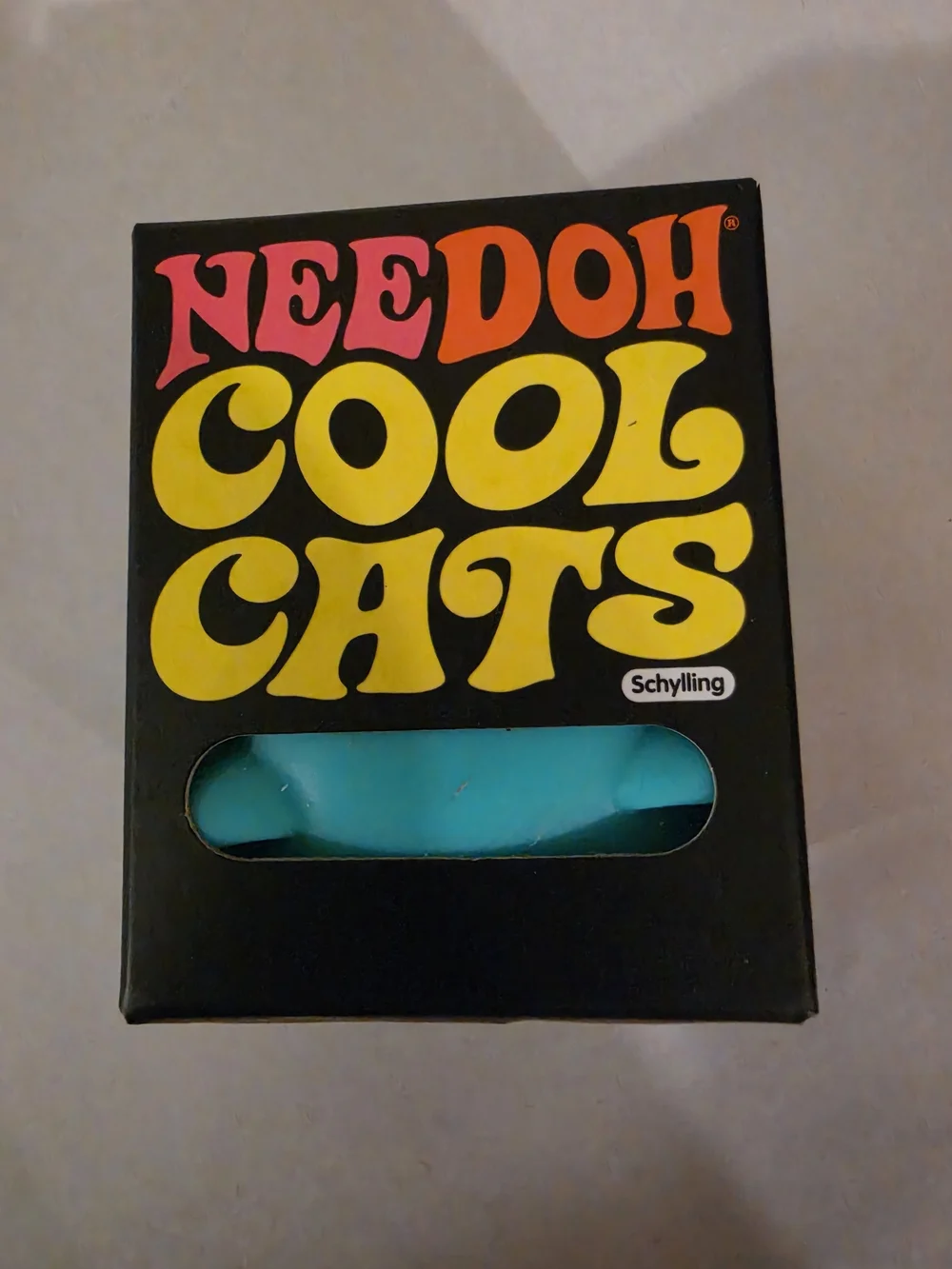 Needoh Cool Cats Squishy Teal 😻🐈